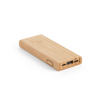 Picture of KOHN POWER BANK 5000 MAH in Bamboo in Natural