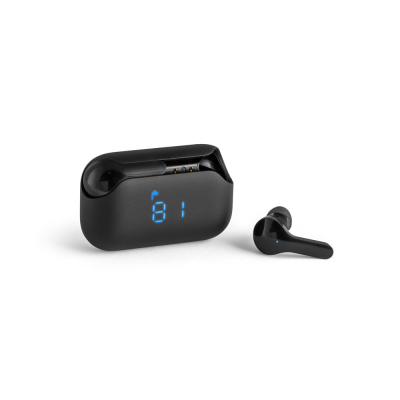 Picture of VIBE ABS CORDLESS EARPHONES with Bt 50 Transmission in Black