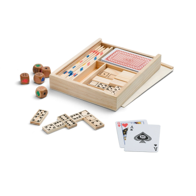 Picture of PLAYTIME 4-IN-1 GAME SET in Light Natural
