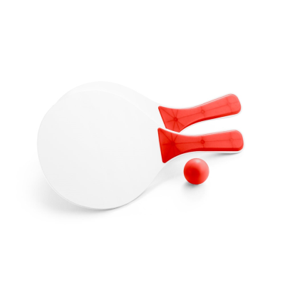 Picture of FILIPINAS BAT AND BALL SET in Mdf in Red