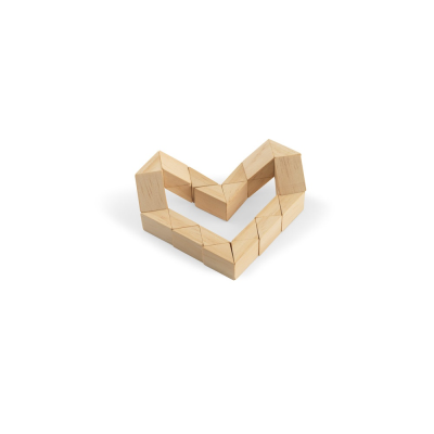 THINKO WOOD PUZZLE with 24 Pieces in Natural