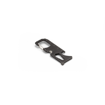 SCREWY STAINLESS STEEL METAL MULTIFUNCTION CARD with 8 Functions in Black