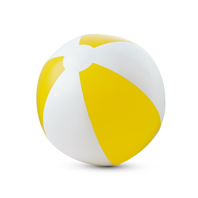 Picture of CRUISE INFLATABLE BEACH BALL in Opaque PVC in Yellow