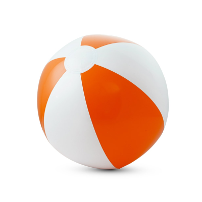 Picture of CRUISE INFLATABLE BEACH BALL in Opaque PVC in Orange