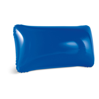 Picture of TIMOR OPAQUE PVC INFLATABLE BEACH CUSHION in Blue