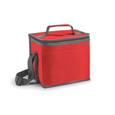 Picture of SINGAPORE COOL BAG 9 L in 600D in Red
