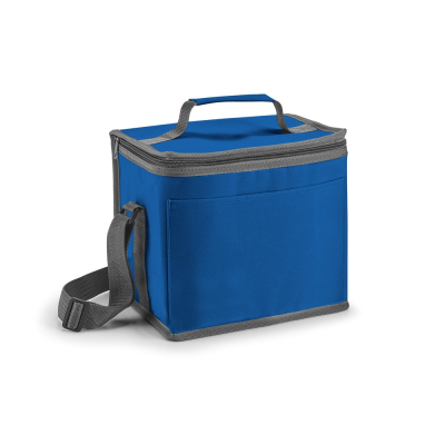 Picture of SINGAPORE COOL BAG 9 L in 600D in Royal Blue