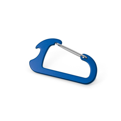 Picture of CLOSE CARABINER with Aluminium Metal Capsule Opener in Royal Blue