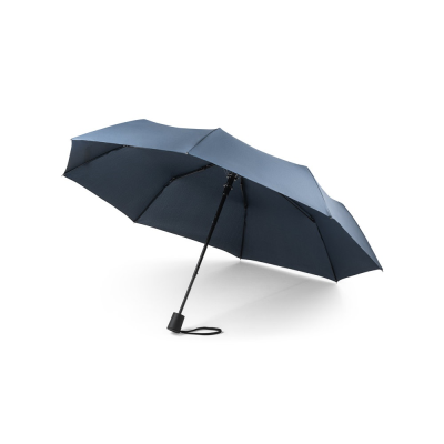 Picture of CIMONE TELESCOPIC UMBRELLA in Recycled Polyester in Blue