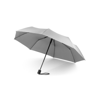 Picture of CIMONE TELESCOPIC UMBRELLA in Recycled Polyester in Pale Grey