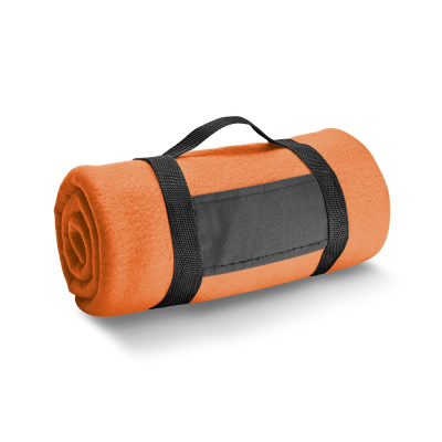 Picture of THORPE FLEECE BLANKET with Removable Handle in Orange