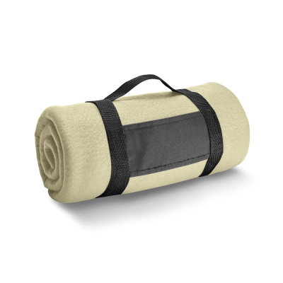 Picture of THORPE FLEECE BLANKET with Removable Handle in Beige