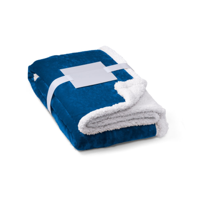 HEIDEN REVERSIBLE FLEECE BLANKET in Royal Blue