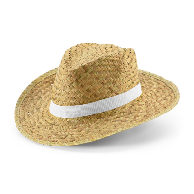 Picture of JEAN POLI NATURAL STRAW HAT in White