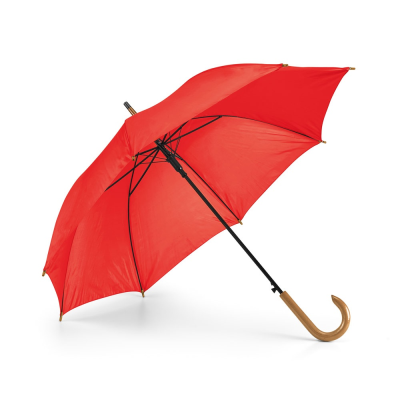 Picture of PATTI 190T POLYESTER UMBRELLA with Automatic Opening in Red