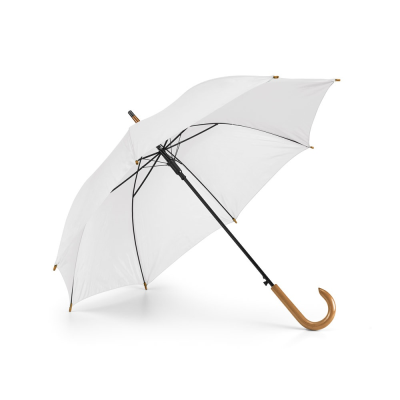 Picture of PATTI 190T POLYESTER UMBRELLA with Automatic Opening in White