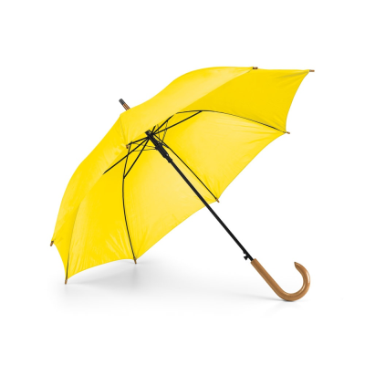 Picture of PATTI 190T POLYESTER UMBRELLA with Automatic Opening in Yellow