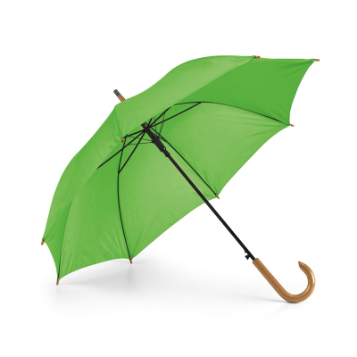 PATTI 190T POLYESTER UMBRELLA with Automatic Opening in Pale Green