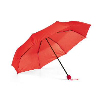 Picture of MARIA 190T POLYESTER FOLDING UMBRELLA in Red