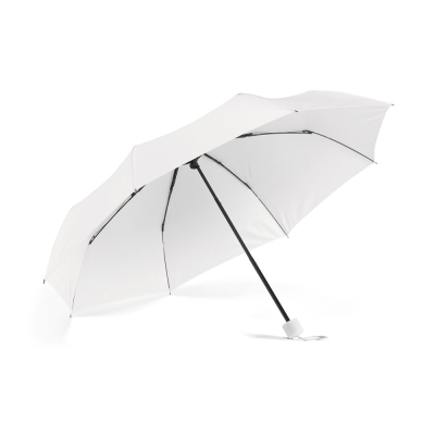 Picture of MARIA 190T POLYESTER FOLDING UMBRELLA in White