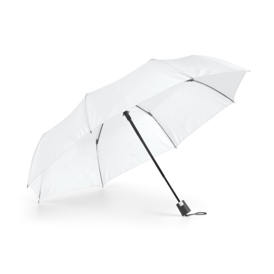 Picture of TOMAS 190T POLYESTER COMPACT UMBRELLA with Automatic Opening in White