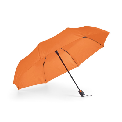 Picture of TOMAS 190T POLYESTER COMPACT UMBRELLA with Automatic Opening in Orange