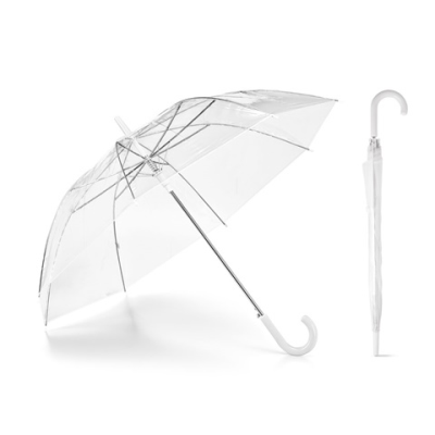 NICHOLAS CLEAR TRANSPARENT POE UMBRELLA.