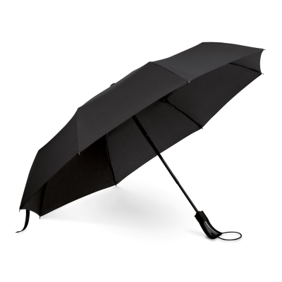 Picture of CAMPANELA 190T COMPACT PONGEE UMBRELLA with Automatic Opening & Closing in Black