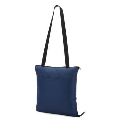 GRADY FOLDING PICNIC BLANKET in RPET & Peva in Blue