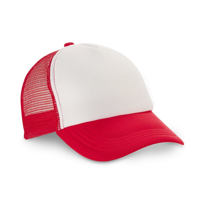 Picture of NICOLA POLYESTER AND MESH CAP in Red