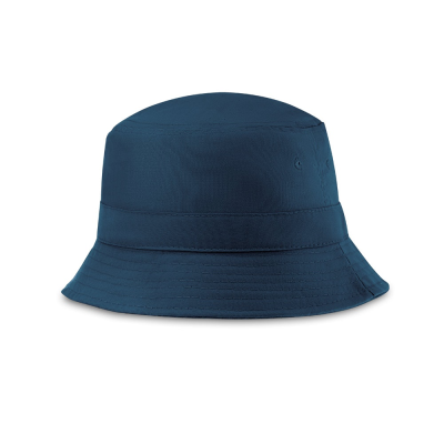 Picture of JOSEPH COTTON CANVAS AND POLYESTER BUCKET HÃ¡T in Navy Blue