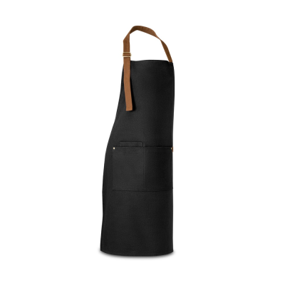 Picture of VESPER 100% COTTON CANVAS APRON in Black