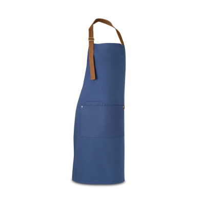 Picture of VESPER 100% COTTON CANVAS APRON in Blue