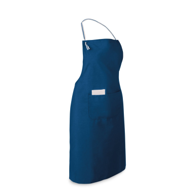 Picture of CHIVES APRON in Cotton & Polyester in Blue