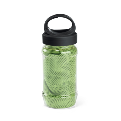 Picture of ARTX PLUS SET with a PP & Pet Bottle & a Polyamide & Polyester Sports Towel in Pale Green