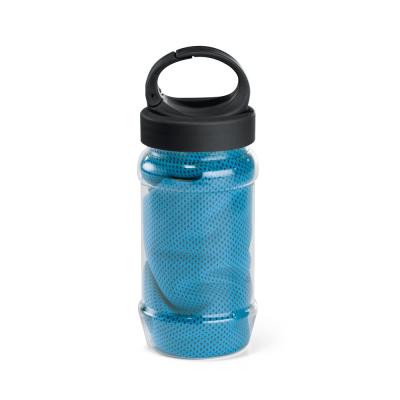 Picture of ARTX PLUS SET with a PP & Pet Bottle & a Polyamide & Polyester Sports Towel in Light Blue