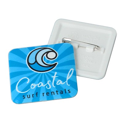 Picture of DOME BASED BADGE 37MM SQUARE.