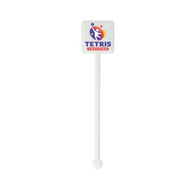 Picture of RECYCLED SQUARE DRINK STIRRER OR COCKTAIL STICK OR SWIZZLE STICK.