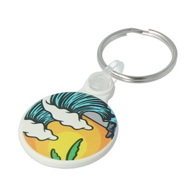 Picture of 30MM ROUND KEYRING.
