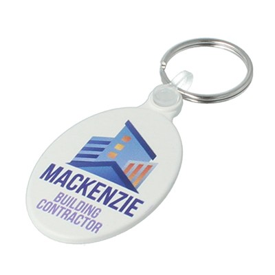 Picture of 50MM OVAL KEYRING.