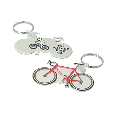 Picture of BICYCLE SHAPE FUNKEYS KEYRING.