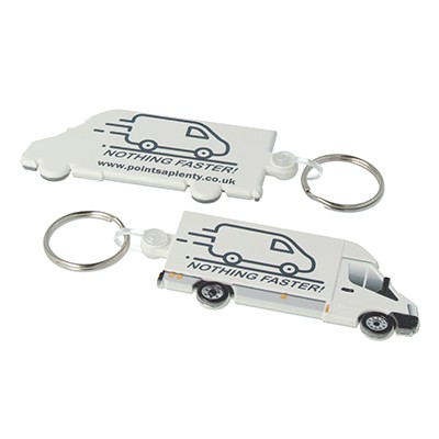 Picture of SMALL VAN SHAPE FUNKEYS KEYRING.