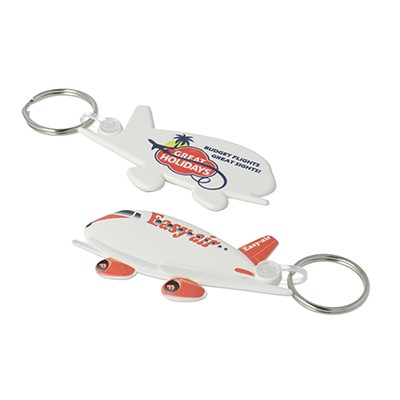 Picture of AEROPLANE SHAPE FUNKEYS KEYRING.