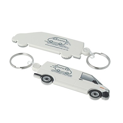 Picture of PANEL VAN SHAPE FUNKEYS KEYRING.