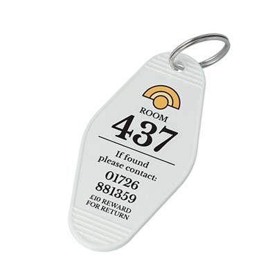Picture of RETRO HOTEL KEYRING.