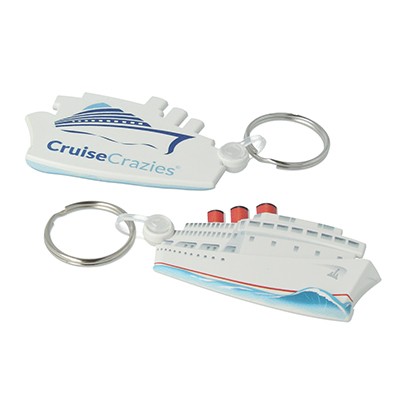 Picture of SHIP SHAPE FUNKEYS KEYRING.