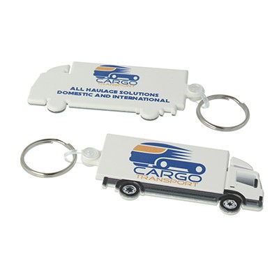 Picture of SMALL LORRY SHAPE FUNKEYS KEYRING.