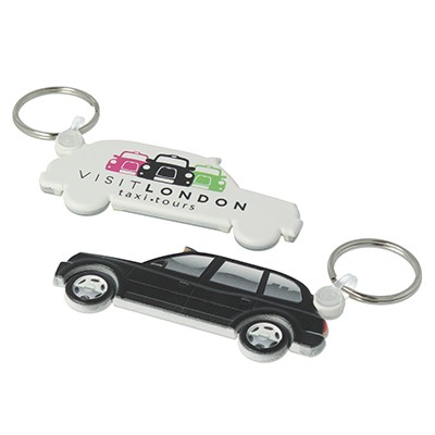 Picture of TAXI SHAPE FUNKEYS KEYRING.