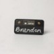 Picture of ALWAYS RECYCLED CHALKBOARD NAME BADGE – RECTANGULAR LOW WINDOW