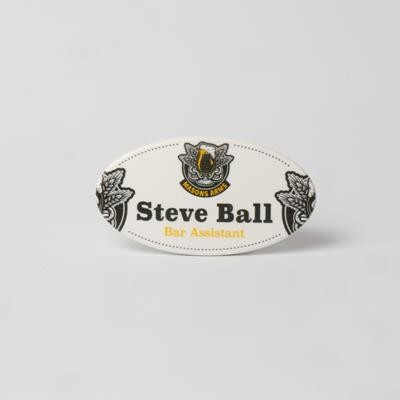Picture of ALWAYS RECYCLED ESSENTIAL NAME BADGE – OVAL.